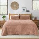 Κουβερτοπάπλωμα Υπέρδιπλο Stacy Salmon Lino (220x240) 1Τεμ