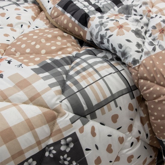 Πάπλωμα Υπέρδιπλο Geranio Micosatin Lino (220x240) 1Τεμ Πάπλωμα Υπέρδιπλο Geranio Micosatin Lino (220x240) 1Τεμ