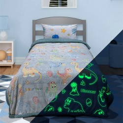 Κουβέρτα Fleece Παιδική Φωσφοριζέ Με Sherpa Μονή Volcano Grey -Ciel Lino (160x220) 1Τεμ Κουβέρτα Fleece Παιδική Φωσφοριζέ Με Sherpa Μονή Volcano Grey -Ciel Lino (160x220) 1Τεμ