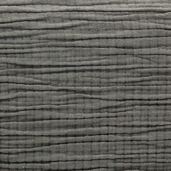 Κουβέρτα Καλοκαιρινή Υπέρδιπλη Lasy Grey 600gsm Cotton Lino (230x240) 1Τεμ