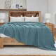 Κουβέρτα Πικέ King Size Cocoon Petrol Cotton Lino (240x260) 1Τεμ