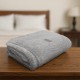 Κουβέρτα Fleece Με Sherpa Μονή Lofti Ασημί Lino (160x220) 1Τεμ