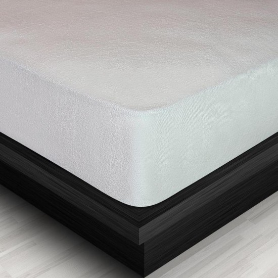 Επίστρωμα Πετσετέ Μονό White Ftrot Lino (100x200+30) 1Τεμ