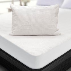 Επίστρωμα Αδιάβροχο Κούνιας Jacquard White Lino (70x140+20) 1Τεμ