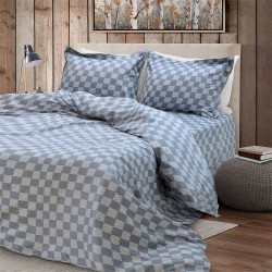 Σεντόνια Υπέρδιπλα Σετ Skak Satin Cotton Lino (240x260) 4Τεμ Σεντόνια Υπέρδιπλα Σετ Skak Satin Cotton Lino (240x260) 4Τεμ