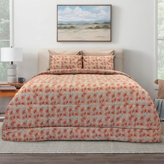 Σεντόνια Υπέρδιπλα Σετ Veltilator Red Cotton Lino (240x260) 4Τεμ