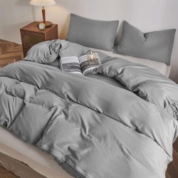 Σεντόνια Υπέρδιπλα Σετ Moderna D.Grey Cotton Lino (240x260) 4Τεμ