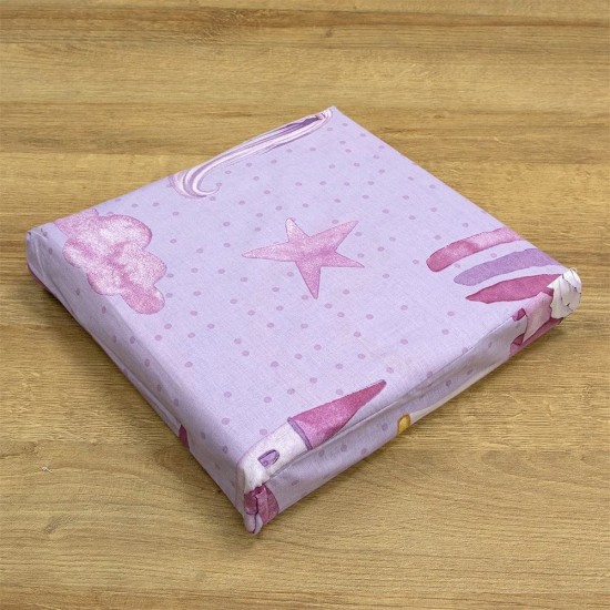 Σεντόνια Παιδικά Μονά Σετ Dreamy Castleland Lilac Cotton Lino (170x260) 3Τεμ