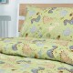 Σεντόνια Παιδικά Μονά Σετ Jurrasic Nap Green Cotton Lino (170x260) 3Τεμ