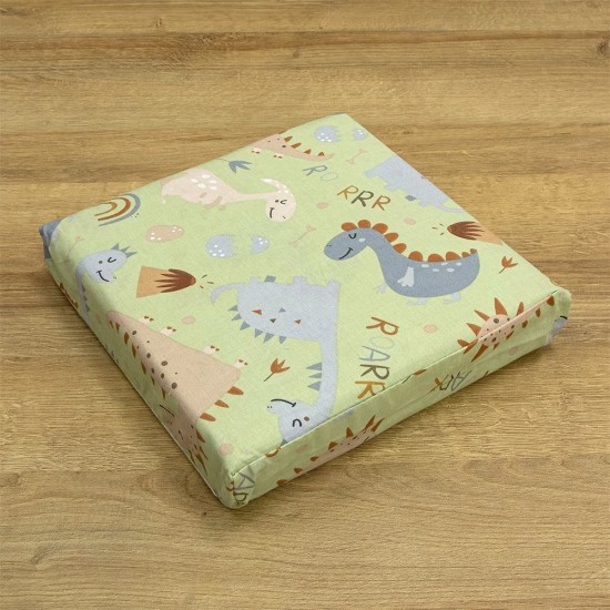 Σεντόνια Παιδικά Μονά Σετ Jurrasic Nap Green Cotton Lino (170x260) 3Τεμ