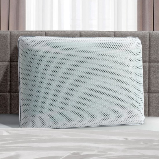 Μαξιλάρι Ύπνου Μέτριο Anatomic Green Bubble Gel Pillow Lino (60x40+13) 1Τεμ