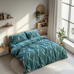 Μαξιλαροθήκες Σετ Cosyhaven Petrol Cotton Lino (52x75) 2Τεμ Μαξιλαροθήκες Σετ Cosyhaven Petrol Cotton Lino (52x75) 2Τεμ