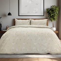 Παπλωματοθήκη Υπέρδιπλη Σετ Diminuto Beige Cotton Lino (225x245) 3Τεμ Παπλωματοθήκη Υπέρδιπλη Σετ Diminuto Beige Cotton Lino (225x245) 3Τεμ