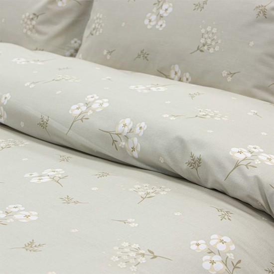 Σεντόνια Μονά Σετ Diminuto Beige Cotton Lino (170x260) 3Τεμ
