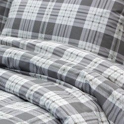 Παπλωματοθήκη Υπέρδιπλη Σετ Panier Grey Cotton Lino (225x245) 3Τεμ Παπλωματοθήκη Υπέρδιπλη Σετ Panier Grey Cotton Lino (225x245) 3Τεμ
