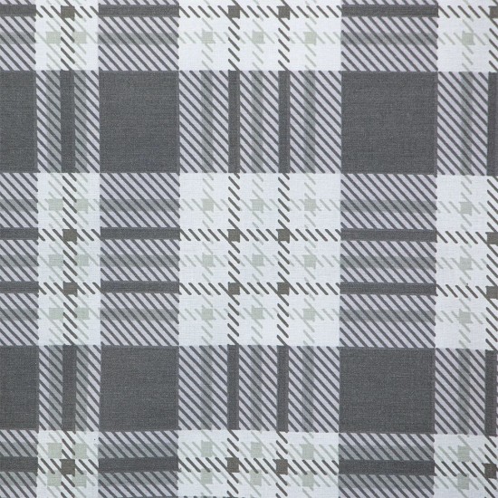 Παπλωματοθήκη Υπέρδιπλη Σετ Panier Grey Cotton Lino (225x245) 3Τεμ