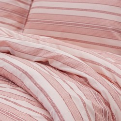 Παπλωματοθήκη Υπέρδιπλη Σετ Carril Pink Cotton Lino (225x245) 3Τεμ Παπλωματοθήκη Υπέρδιπλη Σετ Carril Pink Cotton Lino (225x245) 3Τεμ