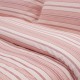 Σεντόνια Μονά Σετ Carril Pink Cotton Lino (105x200+32 ) Με Λάστιχο 3Τεμ