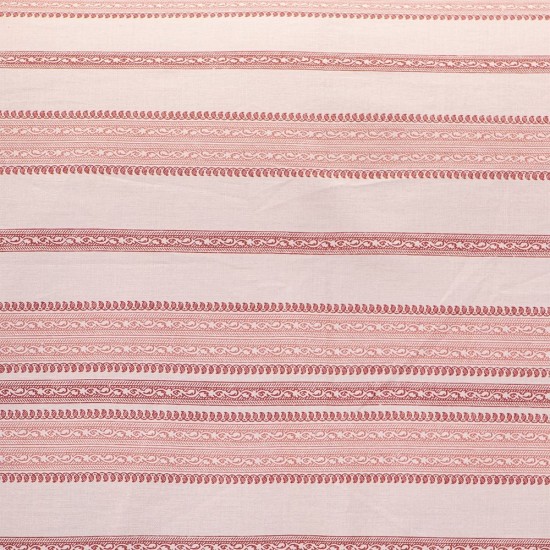 Σεντόνια Μονά Σετ Carril Pink Cotton Lino (105x200+32 ) Με Λάστιχο 3Τεμ