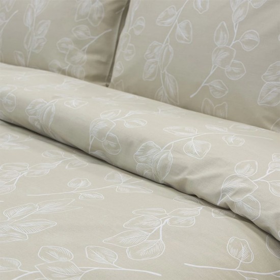 Παπλωματοθήκη Μονή Σετ Dejar Beige Cotton Lino (165x245) 2Τεμ