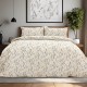 Σεντόνια Μονά Σετ Amandes Blue Cotton Lino (105x200+32 ) Με Λάστιχο 3Τεμ