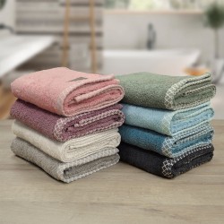 Πετσέτα Χεριών Bath Towels Marley Denim Cotton Lino (30x50) 1Τεμ