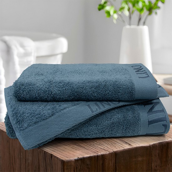 Πετσέτα Προσώπου Brandy Denim Cotton Lino (50x100) 1Τεμ Πετσέτα Προσώπου Brandy Denim Cotton Lino (50x100) 1Τεμ