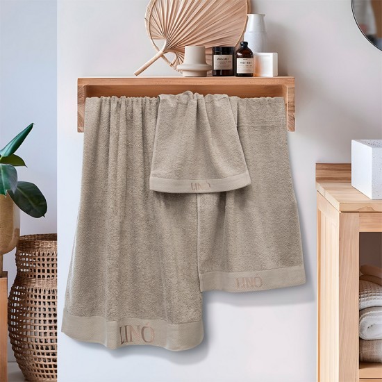 Πετσέτα Προσώπου Brandy Beige Cotton Lino (50x100) 1Τεμ Πετσέτα Προσώπου Brandy Beige Cotton Lino (50x100) 1Τεμ