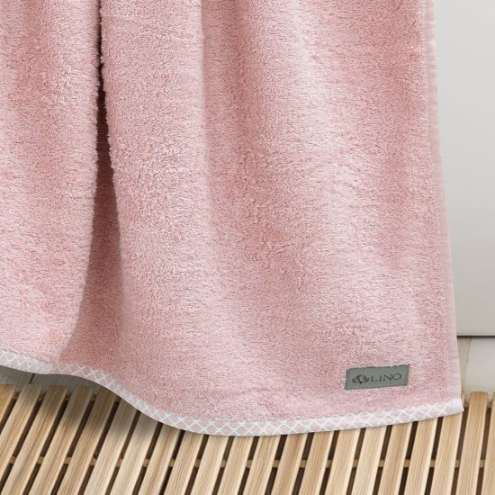 Πετσέτα Μπάνιου Marley Coral Cotton Lino (80x150) 1Τεμ