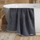 Πετσέτα Μπάνιου Marley Anthracite Cotton Lino (80x150) 1Τεμ