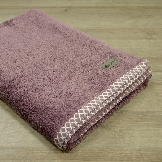 Πετσέτα Μπάνιου Marley Amethyst Cotton Lino (80x150) 1Τεμ