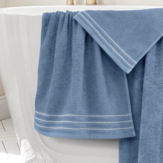 Πετσέτες Σετ Veluva Petrol Cotton Lino 3Τεμ