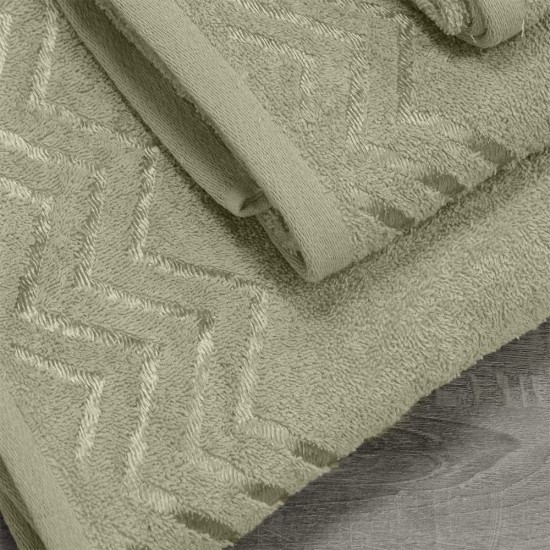 Πετσέτες Σετ Wavie Lemon Cotton Lino 3Τεμ