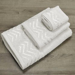 Πετσέτες Σετ Wavie Ecru Cotton Lino 3Τεμ