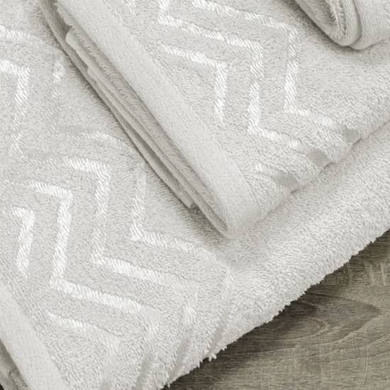 Πετσέτες Σετ Wavie Ecru Cotton Lino 3Τεμ