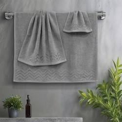 Πετσέτες Σετ Wavie Μόκα Cotton Lino 3Τεμ