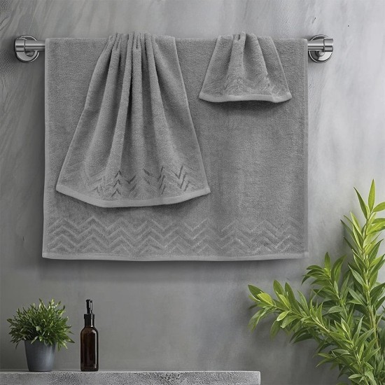 Πετσέτες Σετ Wavie Μόκα Cotton Lino 3Τεμ