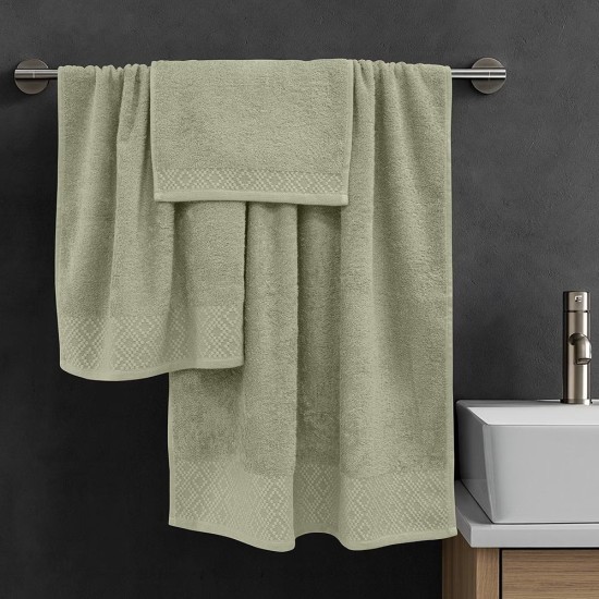 Πετσέτες Σετ Serapha Lemon Cotton Lino 3Τεμ