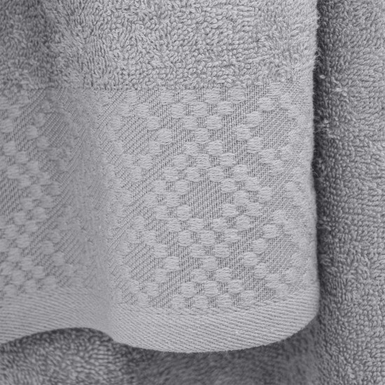 Πετσέτες Σετ Serapha L.Grey Cotton Lino 3Τεμ