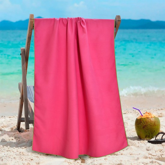 Πετσέτα Θαλάσσης Beach Towels Kelen Pink Microfiber Lino (80x160) 1Τεμ