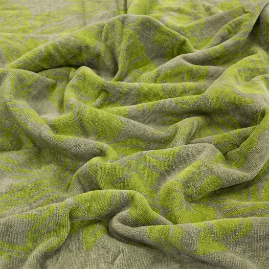 Πετσέτα Θαλάσσης Fiore L.Grey-Green Cotton Lino (86X160) 1Τεμ