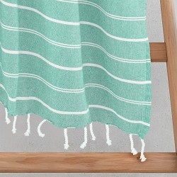 Πετσέτα Παρεό-Pestemal Veliu Mint Cotton Lino (90x180) 1Τεμ
