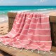 Πετσέτα Παρεό-Pestemal Veliu Coral Cotton Lino (90x180) 1Τεμ
