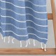 Πετσέτα Παρεό-Pestemal Veliu L.Blue Cotton Lino (90x180) 1Τεμ