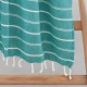 Πετσέτα Παρεό-Pestemal Veliu Petrol Cotton Lino (90x180) 1Τεμ