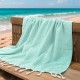 Πετσέτα Παρεό-Pestemal Aureva Mint Cotton Lino (90x180) 1Τεμ