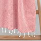 Πετσέτα Παρεό-Pestemal Aureva Coral Cotton Lino (90x180) 1Τεμ