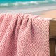 Πετσέτα Παρεό-Pestemal Aureva Coral Cotton Lino (90x180) 1Τεμ