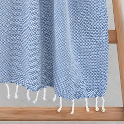 Πετσέτα Παρεό-Pestemal Aureva L.Blue Cotton Lino (90x180) 1Τεμ