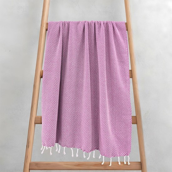 Πετσέτα Παρεό-Pestemal Aureva Lilac Cotton Lino (90x180) 1Τεμ